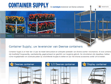 Tablet Screenshot of deense-container.nl